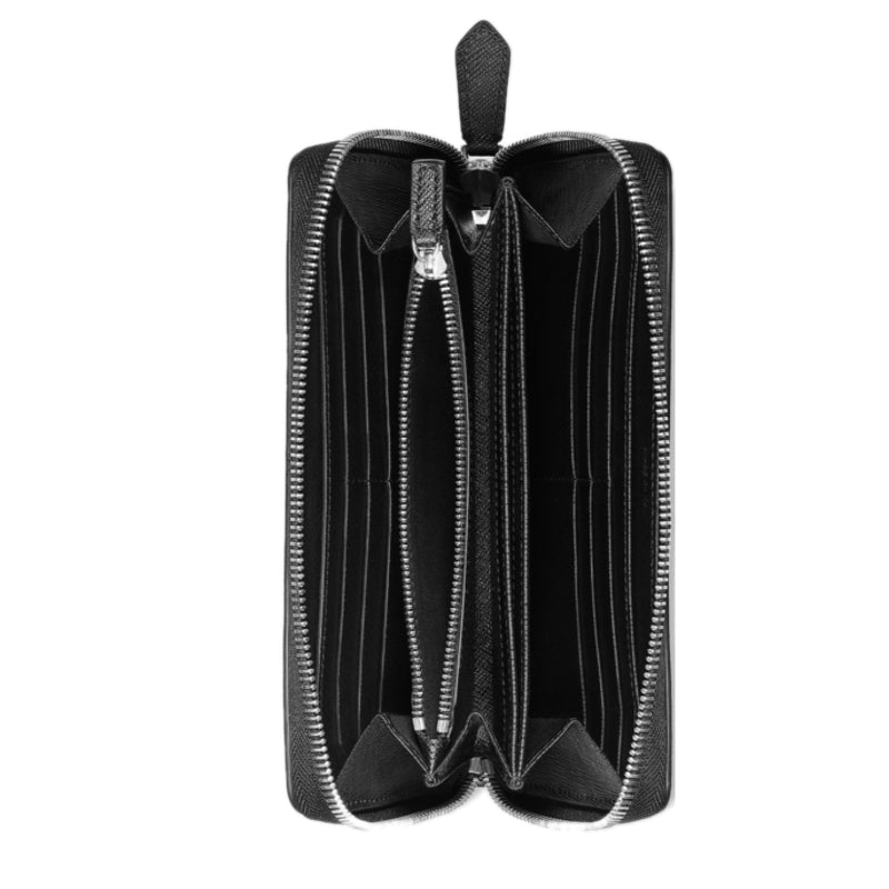 PortefeuilleMontblancPortefeuille 12cc avec zip circulaire Montblanc Sartorial