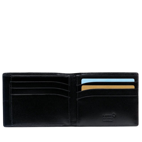 PortefeuilleMontblancPortefeuille 6cc avec 2 poches ajourées Montblanc Meisterstück