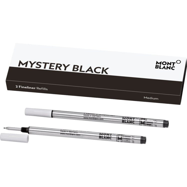 Recharge pour feutre finMontblanc2 recharges pour feutre fin (M) Mystery Black