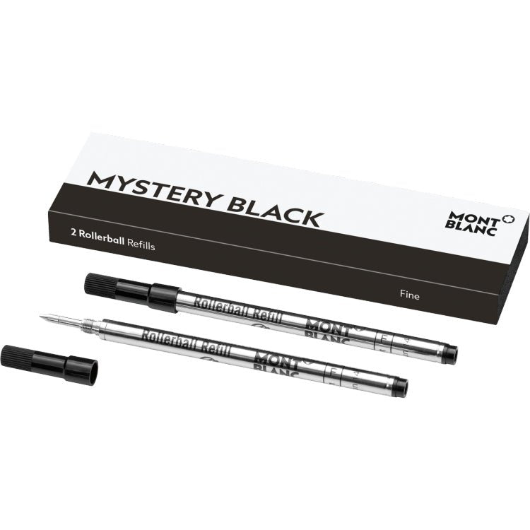 Recharge rollerballMontblanc2 recharges pour rollerball (F) Montblanc Mystery Black