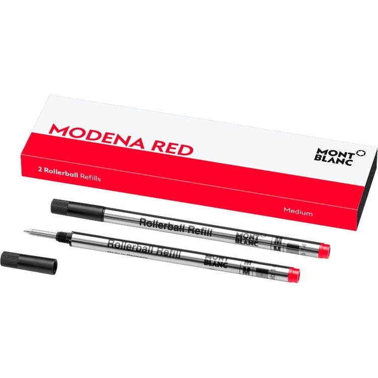 Recharge rollerballMontblanc2 recharges pour rollerball (M) Montblanc , Modena Red