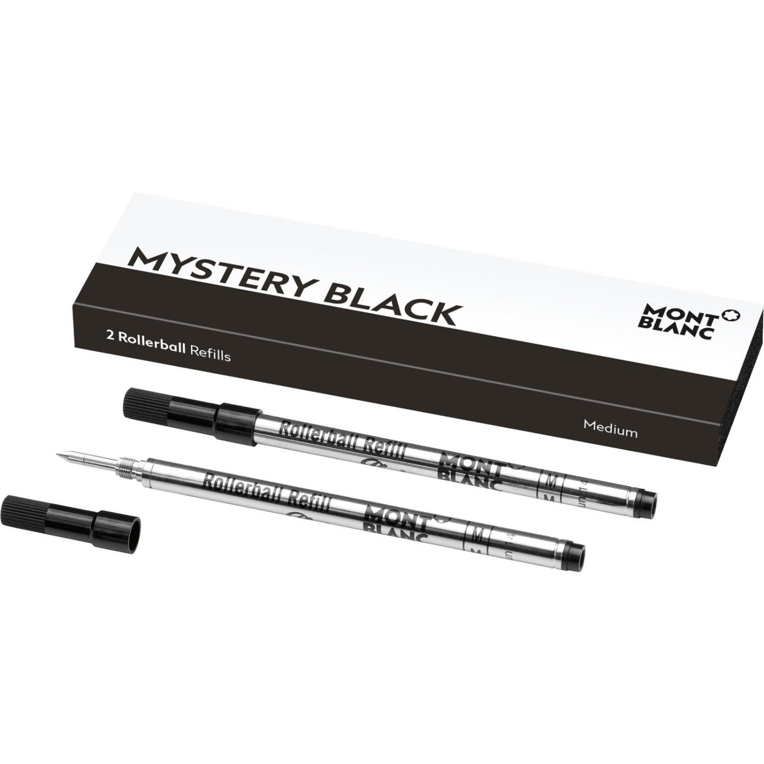 Recharge rollerballMontblanc2 recharges pour rollerball (M) Montblanc Mystery Black