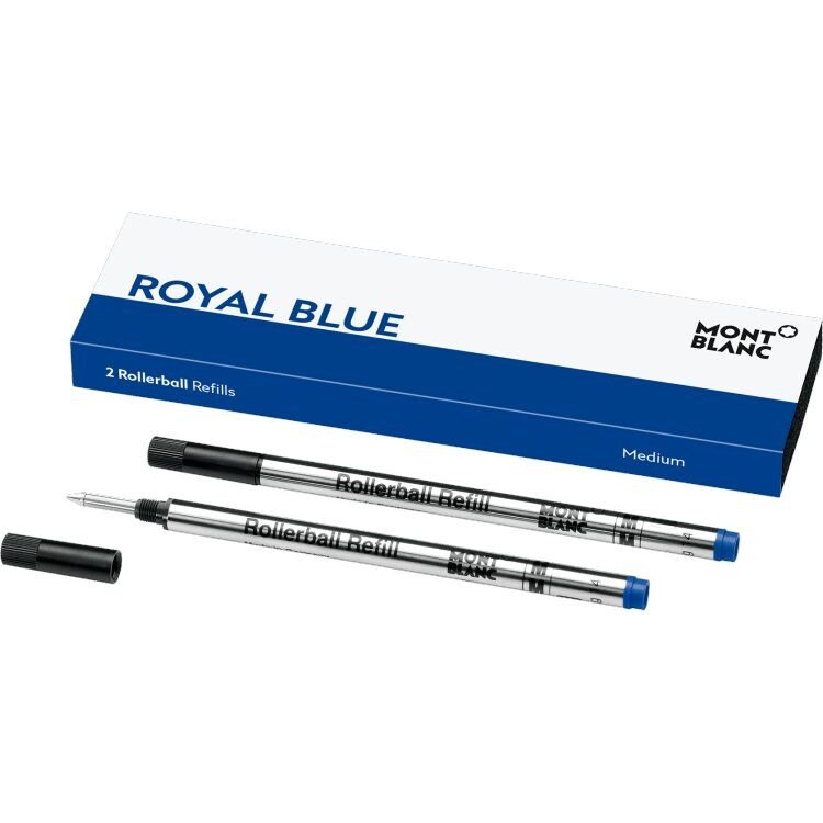Recharge rollerballMontblanc2 recharges pour rollerball (M) Montblanc , Royal Blue