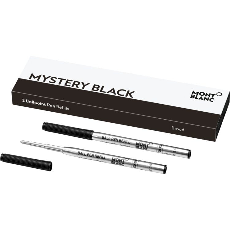 Recharge stylo billeMontblanc2 recharges de stylo bille (B) Mystery Black
