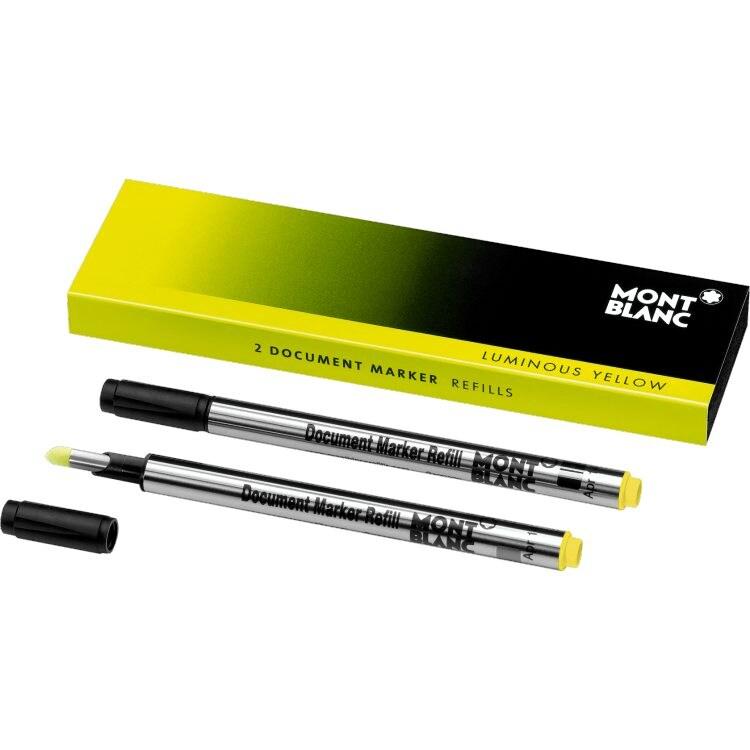 Recharges pour surligneurMontblanc2 recharges pour surligneurMontblanc Jaune Lumineux