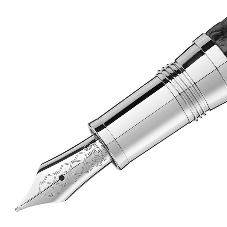 Stylo plumeMontblancStylo plume Montblanc Great Masters Exotic Leather en cuir d'alligator noir